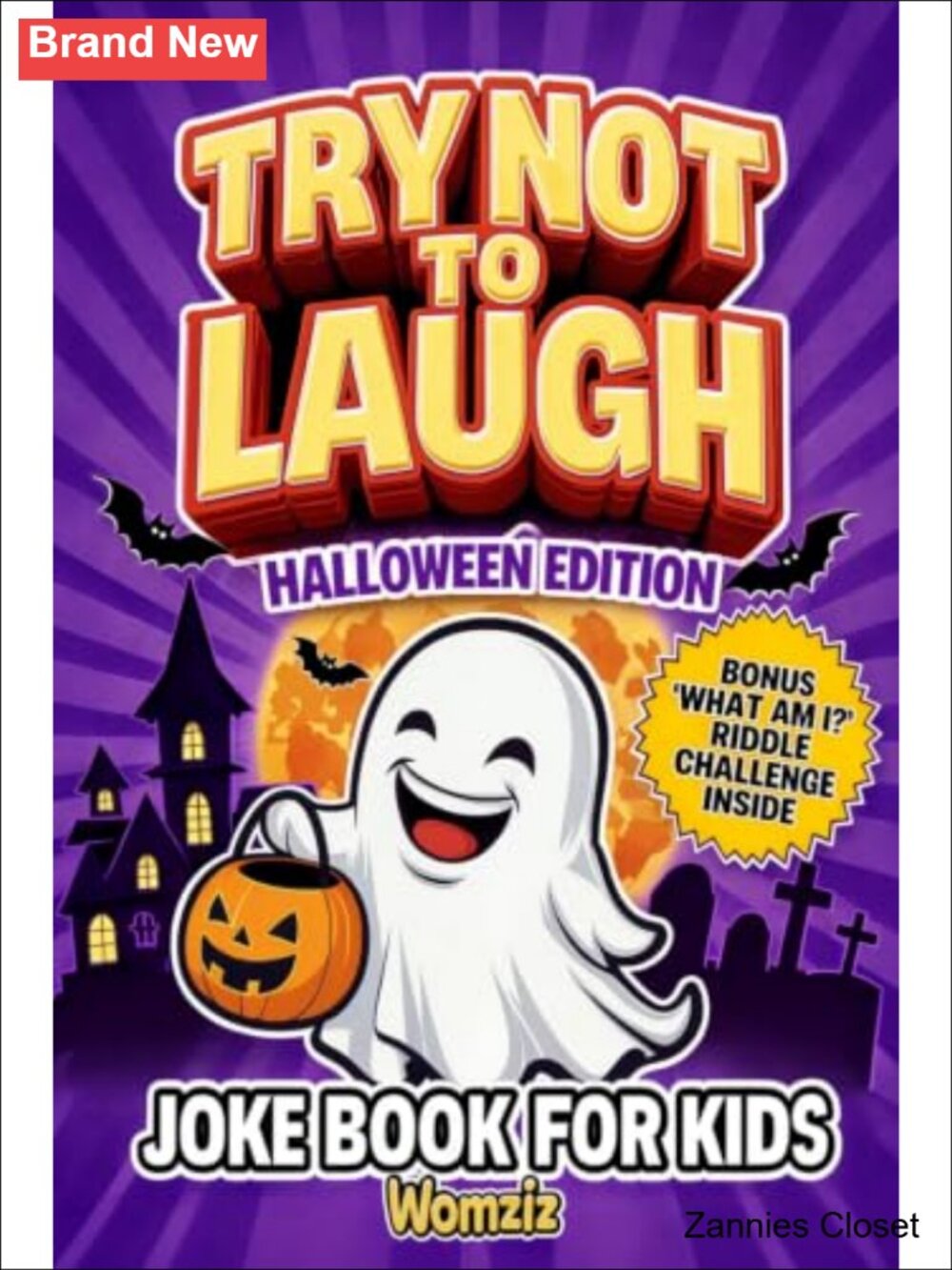 👻 Try Not to Laugh Halloween Edition: Joke Book for Kids Paperback
